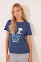 Памучна пижама women'secret 3132107 тъмносин AW25