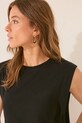 women'secret t-shirt piżamowy 3272261 czarny AW25