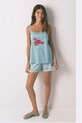 women'secret piżama 3132110 turkusowy