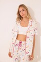 women'secret piżama bawełniana 3132103 biały AW25