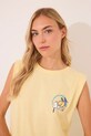 women'secret piżama bawełniana 3132120 żółty AW25