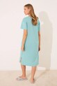 women'secret piżama bawełniana turkusowy 4442106