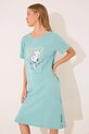 women'secret piżama bawełniana 4442106 turkusowy