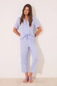 women'secret piżama dzianina niebieski 4752519