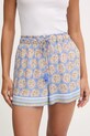 women'secret szorty piżamowe tkanina niebieski 3702243