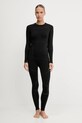 Viking komplet bielizny funkcyjnej - legginsy i longsleeve Gaja Planet friendly czarny 500.27.5512