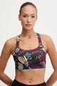 adidas Performance sutien sport x Farm Rio burgundia JL8625