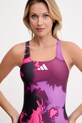 Odzież adidas Performance jednoczęściowy strój kąpielowy JX2304 fioletowy