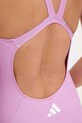 adidas Performance costum de baie dintr-o bucată 3-Stripes violet JY4716