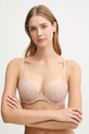 Σουτιέν Calvin Klein Underwear εμπριμέ μπεζ LV00QF8442