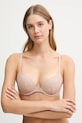 Calvin Klein Underwear biustonosz wzorzyste beżowy LV00QF8442