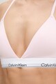 Odjeća Calvin Klein Underwear grudnjak s trokutastim košaricama s pamukom LV00QF8498 roza
