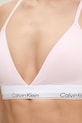 Odjeća Calvin Klein Underwear grudnjak s trokutastim košaricama s pamukom LV00QF8498 roza