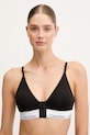 Бюстгальтер Calvin Klein Underwear гладкий чорний LV00QF8507