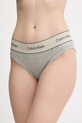 Трусы Calvin Klein Underwear трикотаж серый LV00QF8598