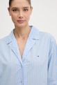Tommy Hilfiger cămașă de noapte din bumbac albastru UW0UW06082