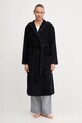 Хлопковый халат Tommy Hilfiger хлопок тёмно-синий UW0UW06153