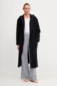 Хлопковый халат Tommy Hilfiger UW0UW06153 тёмно-синий AW25
