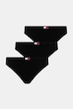 Tommy Hilfiger figi 3-pack dzianina czarny UW0UW06141