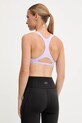 Odzież adidas Performance biustonosz sportowy AERIM LS KA3794 fioletowy