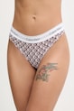 Calvin Klein Underwear stringi nadruk fioletowy LV00QF8518
