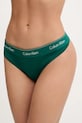 Calvin Klein Underwear stringi nadruk zielony LV00QF8518