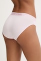 Calvin Klein Underwear бикини дамски от памук с еластан LV00QD5291 розов SS26