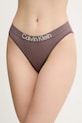 Труси Calvin Klein Underwear гладкий коричневий LV00QD5291