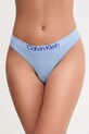 Стринги Calvin Klein Underwear гладкий блакитний LV00QD5292