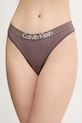 Tangá Calvin Klein Underwear potlač hnedá LV00QD5292