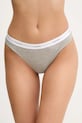 Стринги Calvin Klein Underwear трикотаж серый LV00QD5357