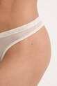 Odzież Calvin Klein Underwear stringi LV00QF8450 beżowy