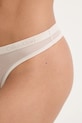 Odzież Calvin Klein Underwear stringi LV00QF8450 beżowy