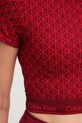 Calvin Klein Underwear t-shirt lounge LV00QF8487 bordowy
