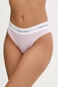 Calvin Klein Underwear Κιλότα Γυναικεία με βαμβάκι ροζ LV00QF8520