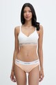 Calvin Klein Underwear nohavičky dámske s bavlnou LV00QF8520 oranžová SS26