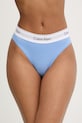Calvin Klein Underwear Κιλότα γυναικεία με βαμβάκι μπλε LV00QF8520