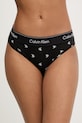 Calvin Klein Underwear κιλότα γυναικεία με βαμβάκι μαύρο LV00QF8520
