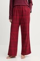 Одежда Хлопковая пижама Calvin Klein Underwear LV00QS7579 бордо