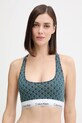 Бюстгальтер Calvin Klein Underwear трикотаж зелёный LV00QF8493