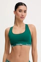 Calvin Klein Underwear biustonosz dzianina zielony LV00QF8493