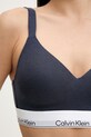 Calvin Klein Underwear Сутиен тип бралет с памук тъмносин LV00QF8500