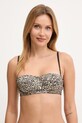 Calvin Klein Underwear biustonosz tkanina beżowy LV00QF8393