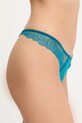 Odzież Calvin Klein Underwear stringi LV00QF8360 turkusowy