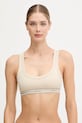 Podprsenka Calvin Klein Underwear bez kostíc béžová LV00QF8365