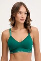Бюстгальтер Calvin Klein Underwear мелкий узор зелёный LV00QF8504