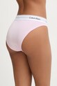 Calvin Klein Underwear бикини дамски с памук LV00QF8524 розов AA00
