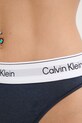 Calvin Klein Underwear бикини дамски с памук тъмносин LV00QF8524