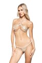 GOD SAVE QUEENS biustonosz kąpielowy SIRENA TOP GSQ.160.210 złoty AW25