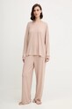 BOSS pantaloni de pijama 50550711 bej AW25